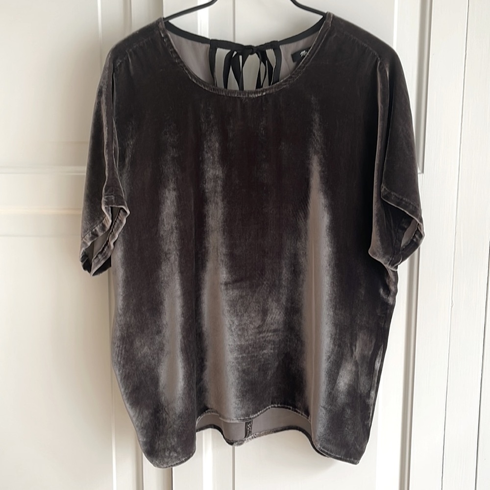 Madewell Velvet Top